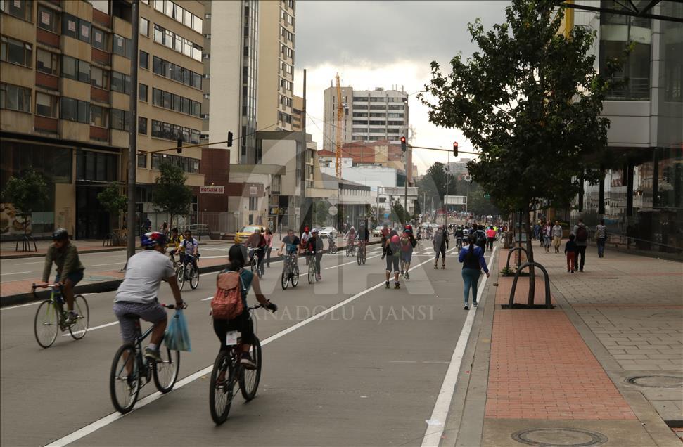 شوارع كولومبيا أيام الأحد.. للدراجات فقط
