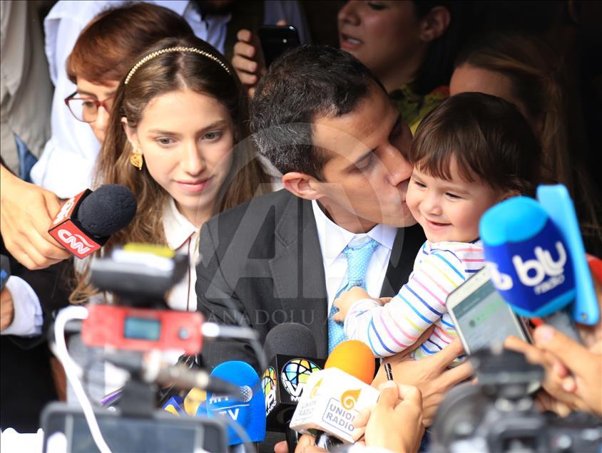 Venezuelan National Assembly's President Juan Guaido