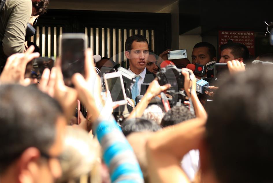 Venezuelan National Assembly's President Juan Guaido