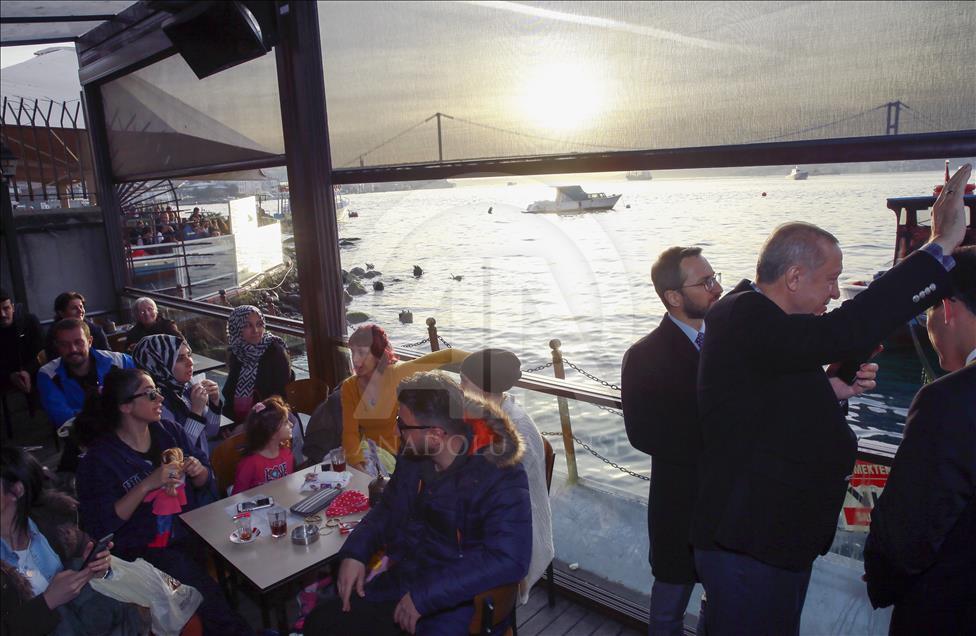 Cumhurbaşkanı Erdoğan İstanbul'da