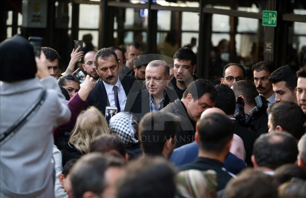 Cumhurbaşkanı Erdoğan İstanbul'da
