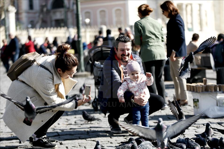 İstanbul’da güneşli hava