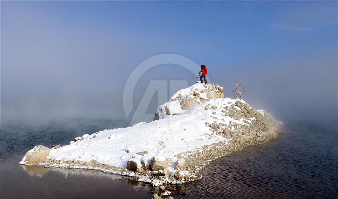 Ağrı'da "dondurucu" soğuk hava