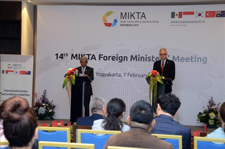 Forum negara-negara MIKTA ke-14 di Yogyakarta