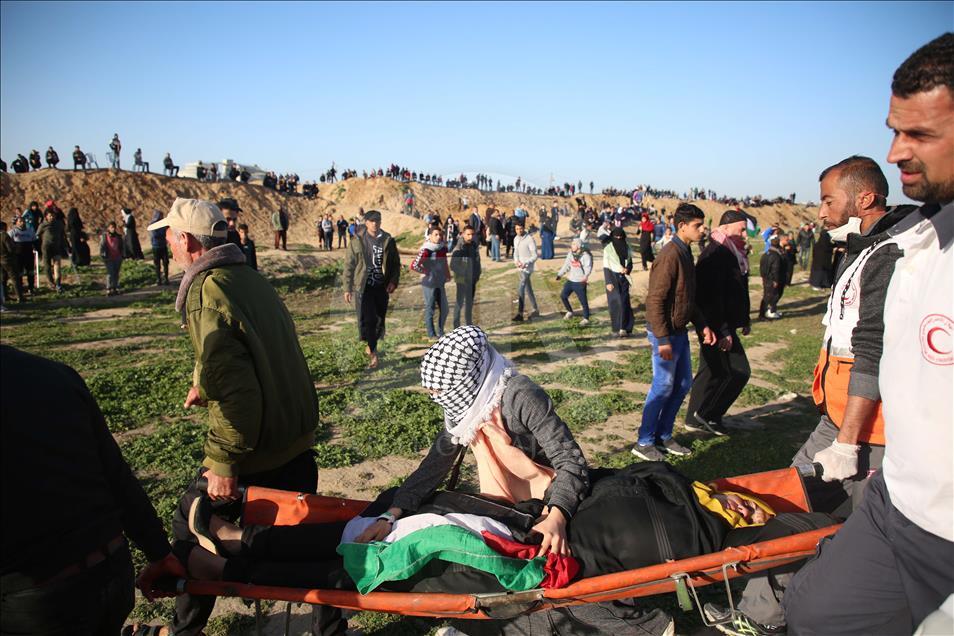 شهيدان أحدهما طفل وإصابة 17 آخرين برصاص إسرائيلي شرقي غزة
