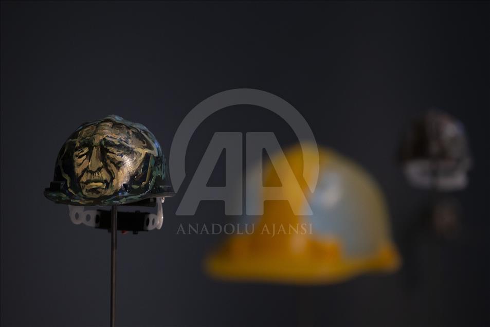 Bir baretten yola çıkıp 95 sanat eseri yaptılar