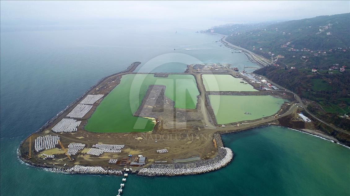 Rize-Artvin Havalimanı'nın yüzde 22'si tamamlandı