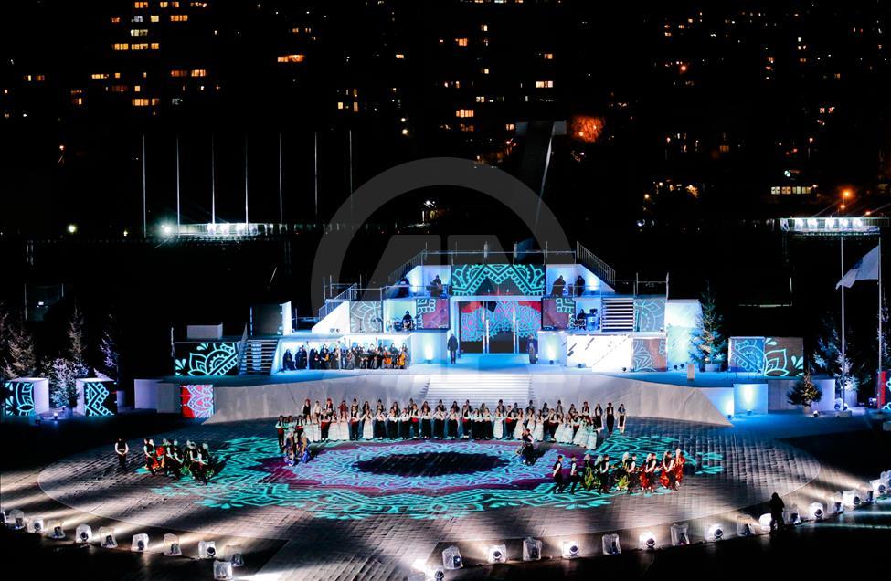 EYOF 2019 görkemli bir törenle Saraybosna'da başladı