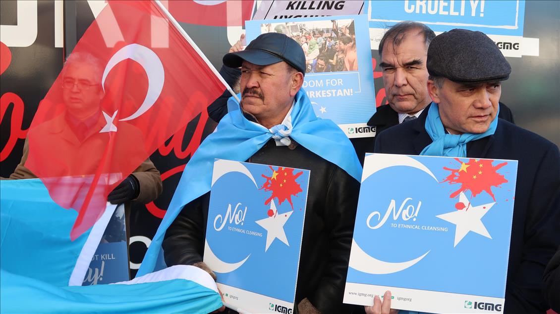 New York'ta Doğu Türkistan protestosu