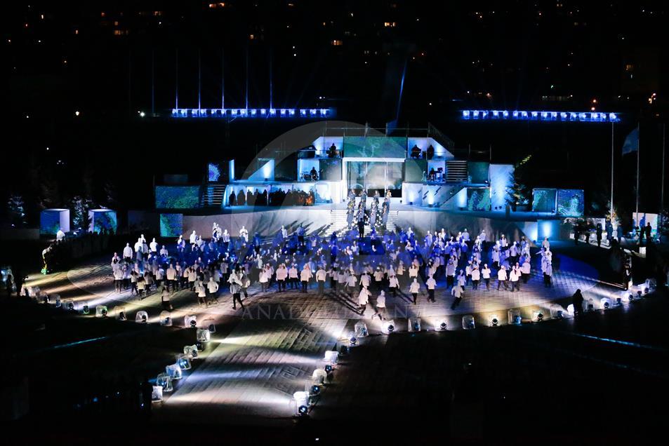 Inauguración del Festival Olímpico de la Juventud Europea EYOY 2019