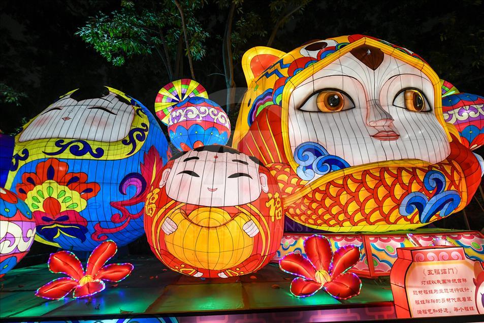 Celebración del año nuevo lunar en China