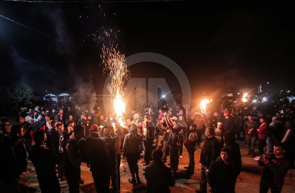 Gazze'deki "Büyük Dönüş Yürüyüşü" gösterileri