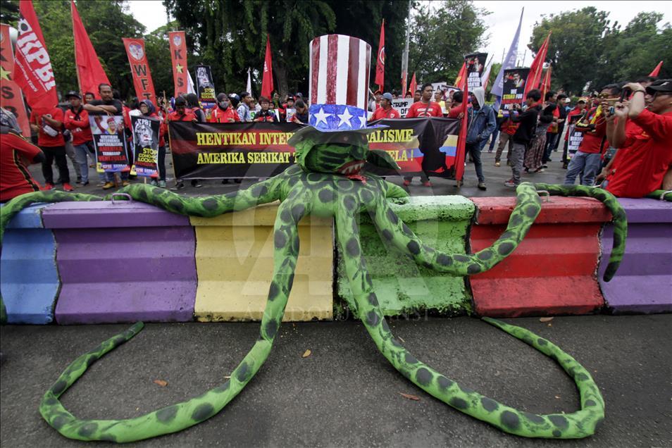 Demonstrasi menentang intervensi AS atas Venezuela