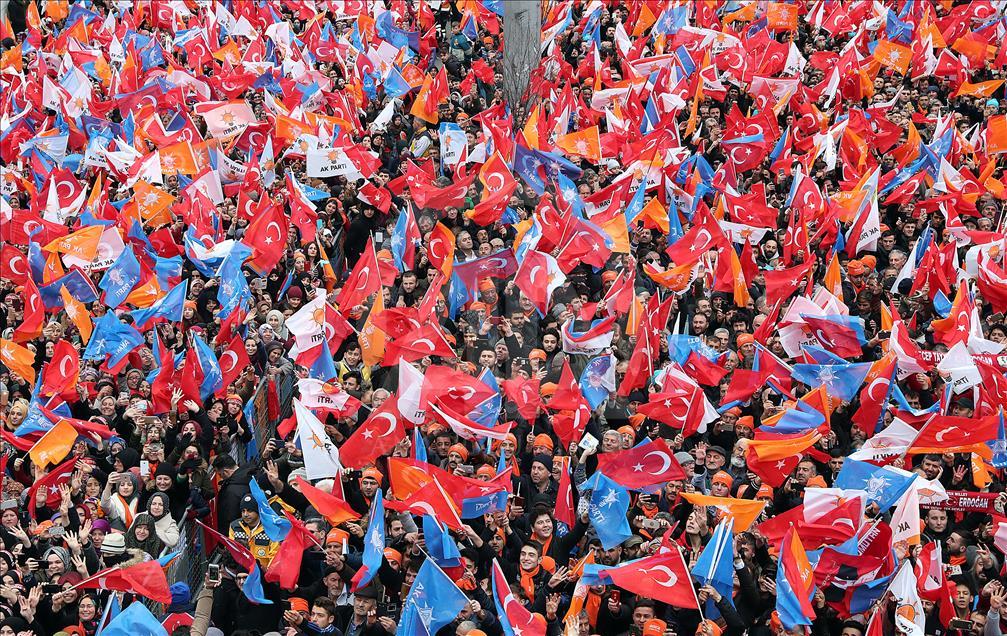 AK Parti'nin Bursa mitingi