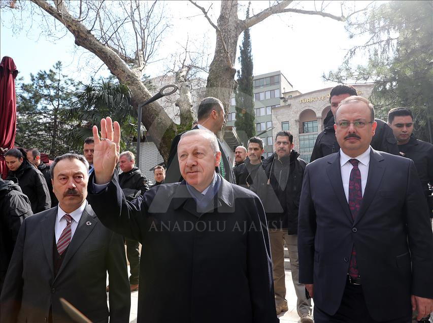 Cumhurbaşkanı Erdoğan, Bursa'da
