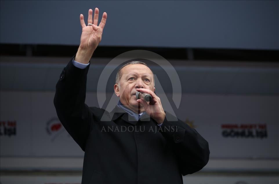 AK Parti'nin Bursa mitingi