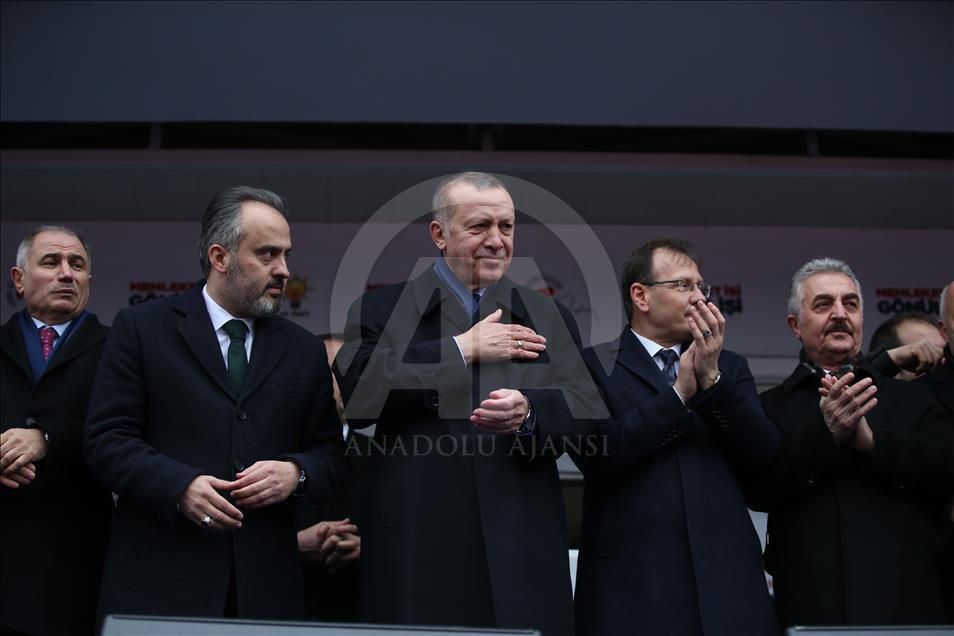 AK Parti'nin Bursa mitingi