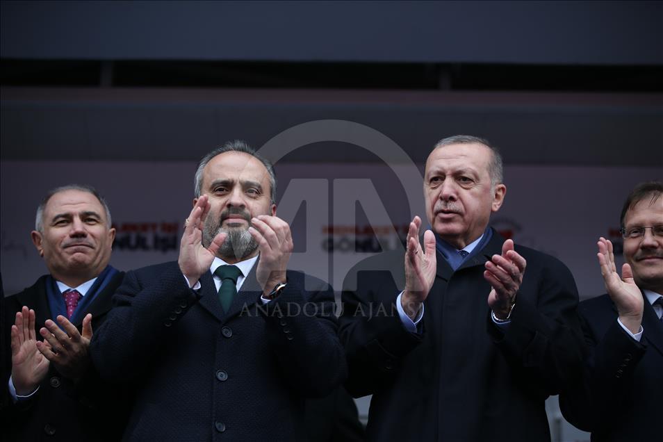 AK Parti'nin Bursa mitingi