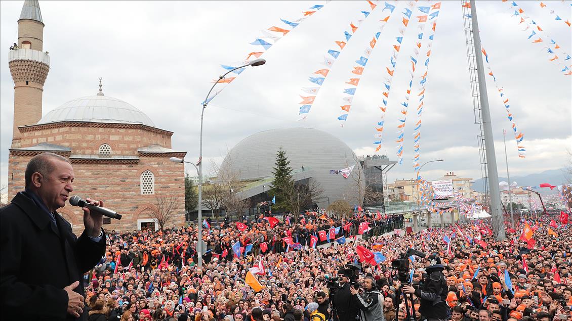 Cumhurbaşkanı Erdoğan, Bursa'da