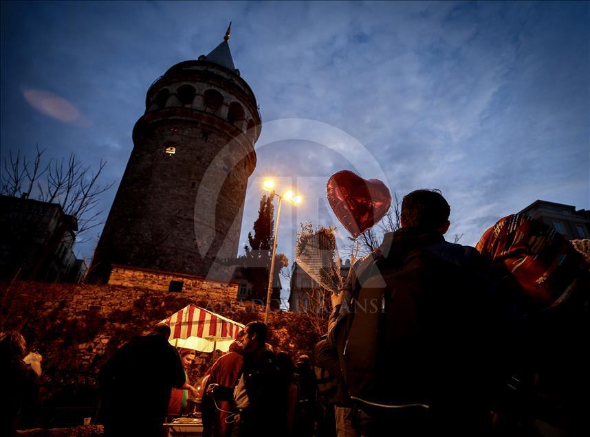 Valentine's Day in Turkey's Istanbul