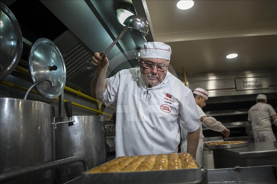 El arte de preparar baklava en Estambul