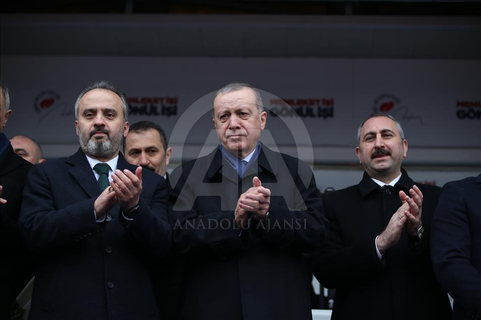 AK Parti'nin Bursa mitingi