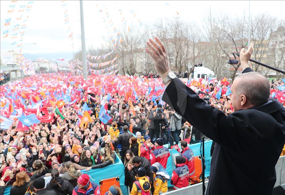 Cumhurbaşkanı Erdoğan, Bursa'da