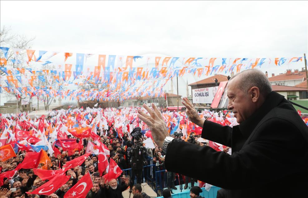 AK Parti'nin Edirne mitingi
