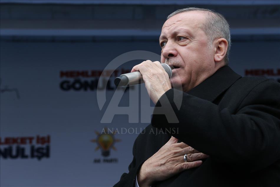 AK Parti'nin Edirne mitingi