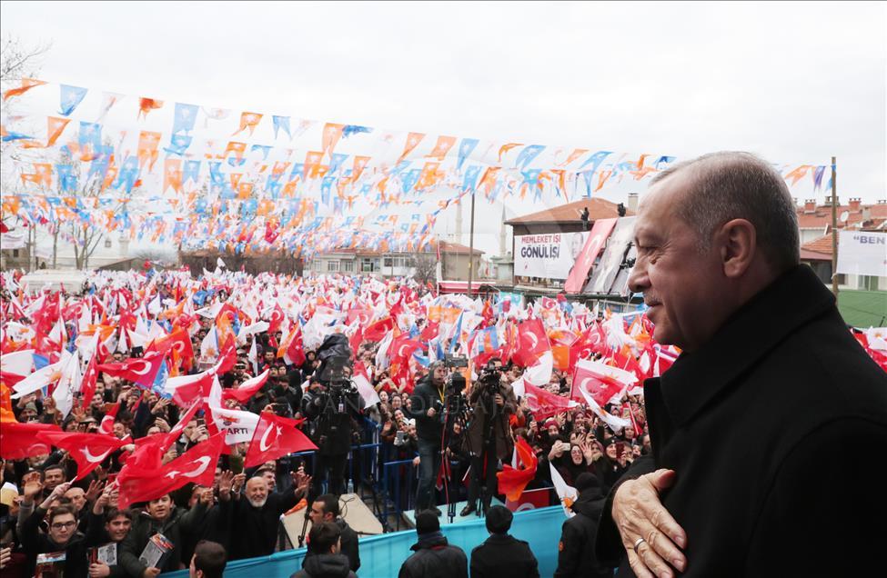 AK Parti'nin Edirne mitingi