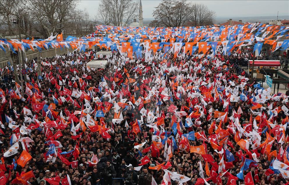 AK Parti'nin Edirne mitingi