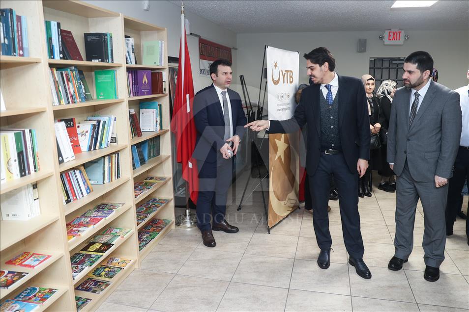 YTB, New York'ta okuma evi açtı