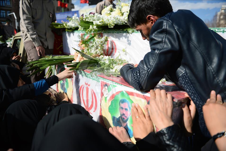 تشییع پیکر قربانیان حادثه تروریستی در ایران