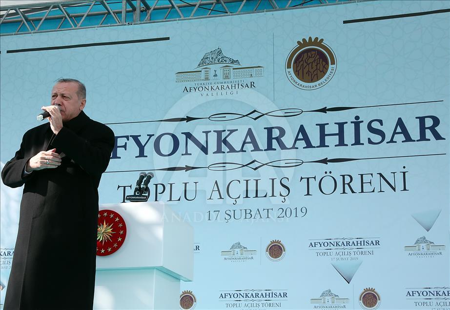 Cumhurbaşkanı Erdoğan, Afyonkarahisar'da