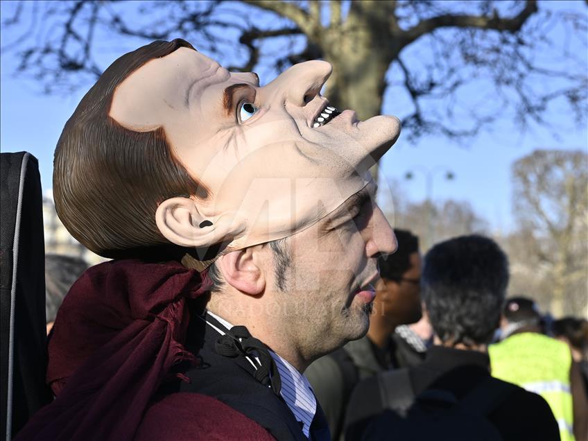 14th Yellow vest demonstration in Paris