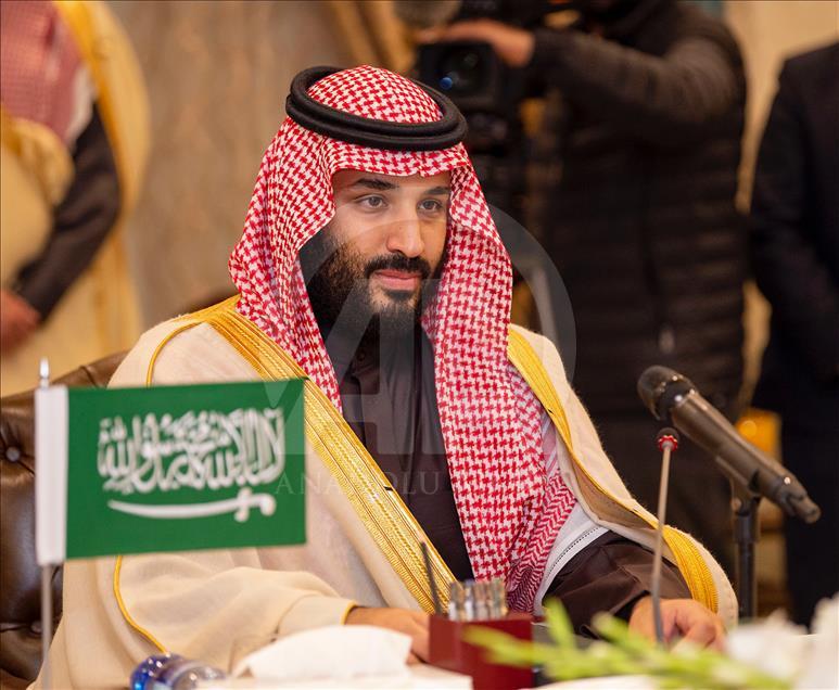 El príncipe heredero de Arabia Saudita, Mohammed bin Salman en Islamabad, Pakistán.