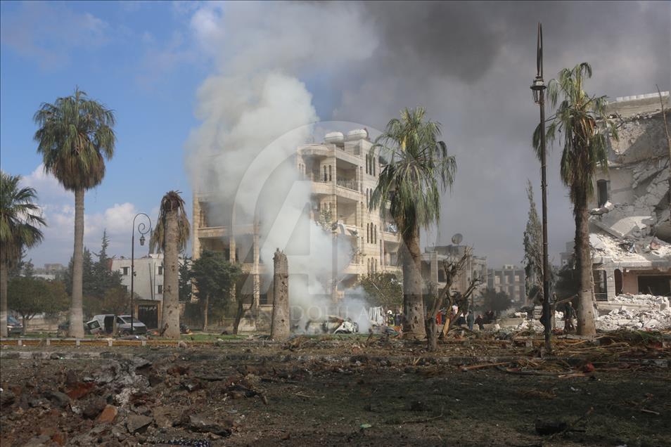 Blasts in Syria's Idlib
