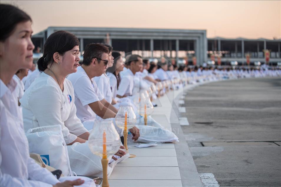 Makha Bucha Festival in Bangkok, Thailand - 19 Feb 2019