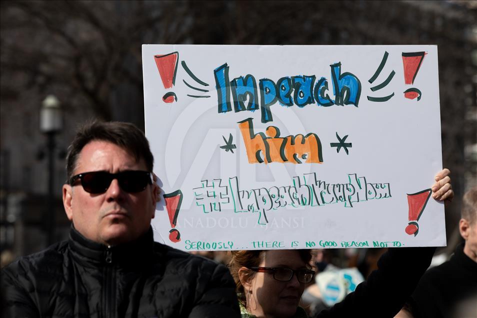 Protest in front of White House