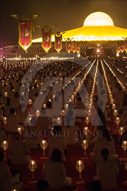 Festival budista Magha Puja en Tailandia 