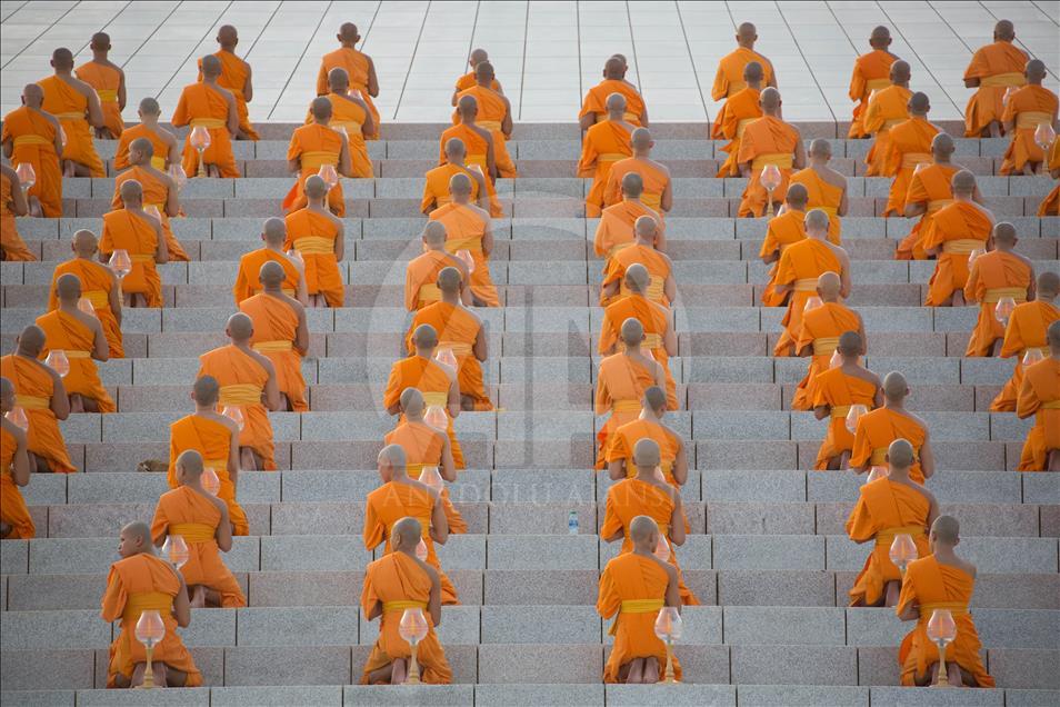 Festival budista Magha Puja en Tailandia 