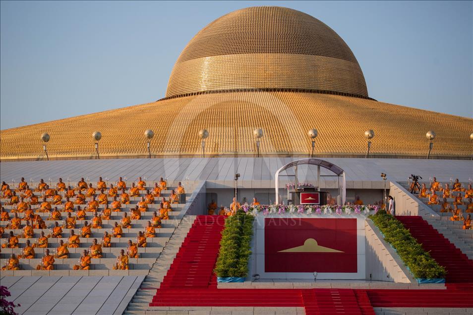 Makha Bucha Festival in Bangkok, Thailand - 19 Feb 2019