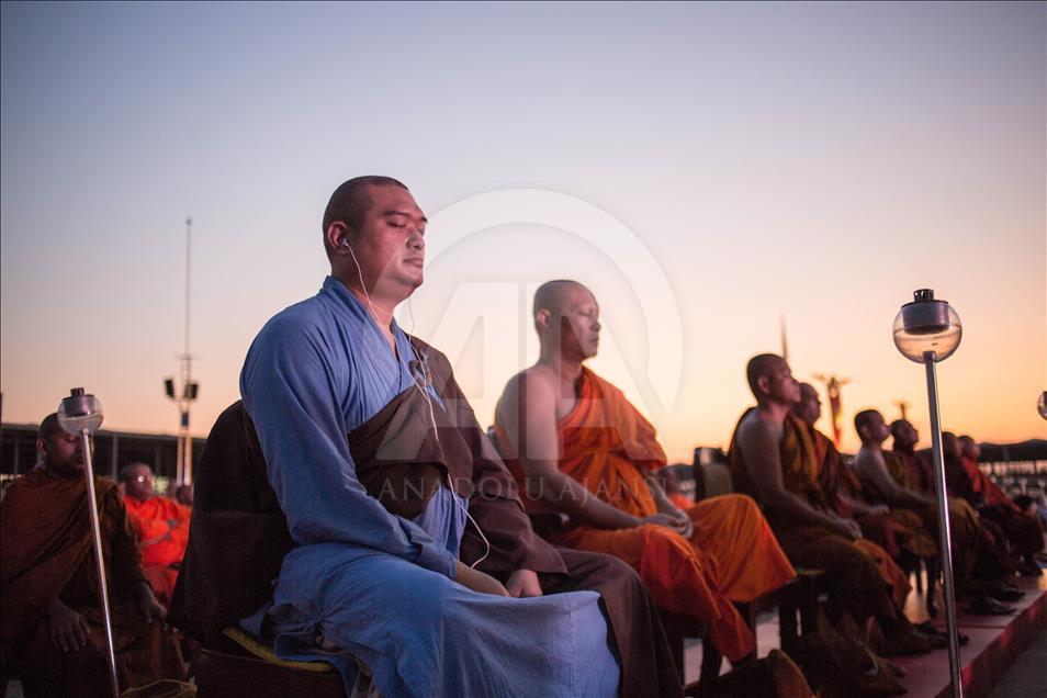 Makha Bucha Festival in Bangkok, Thailand - 19 Feb 2019