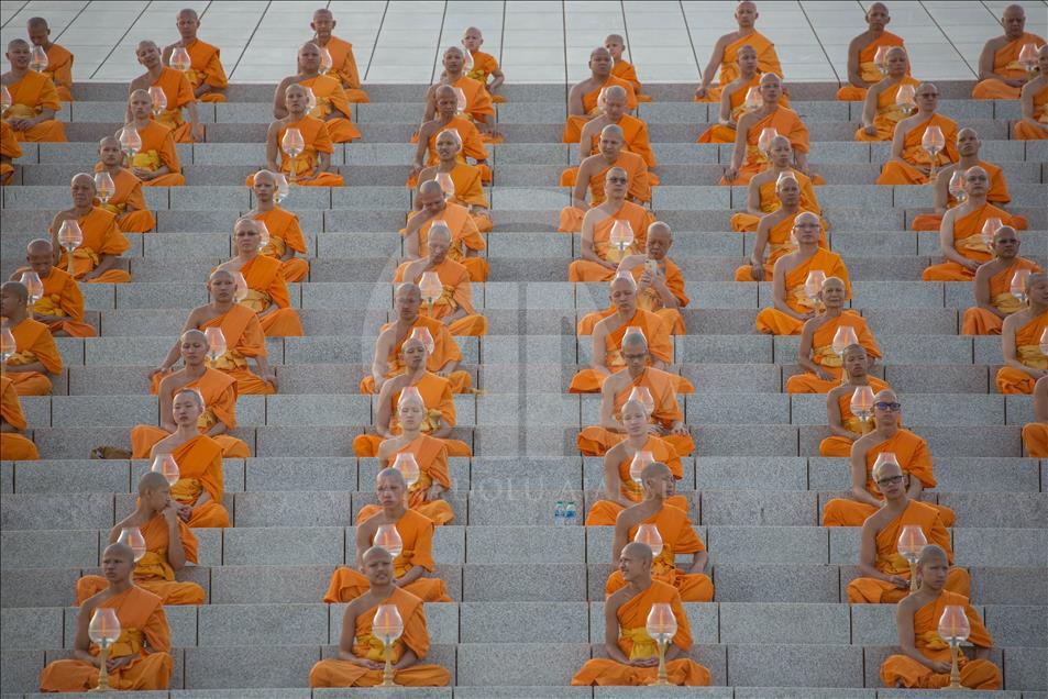 Makha Bucha Festival in Bangkok, Thailand - 19 Feb 2019