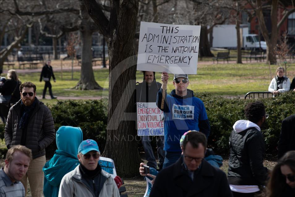 Protest in front of White House