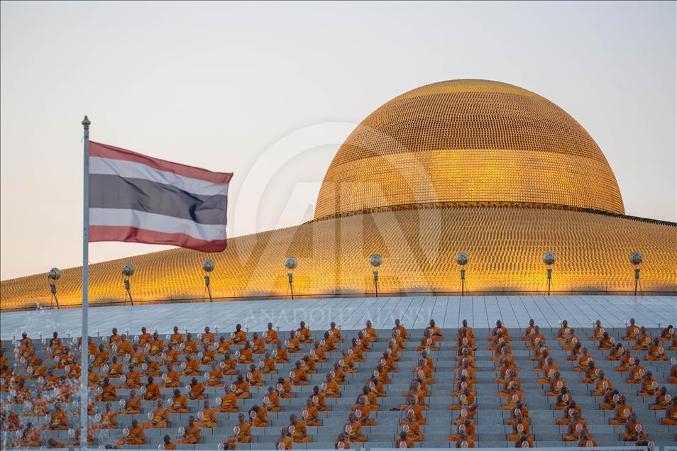 Makha Bucha Festival in Bangkok, Thailand - 19 Feb 2019