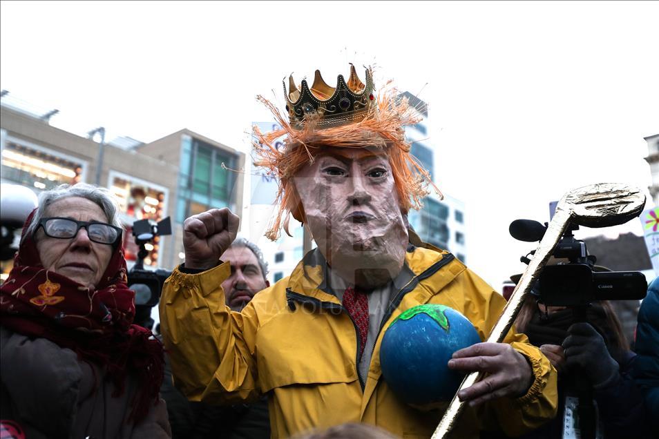 President's Day protest against Trump in New York