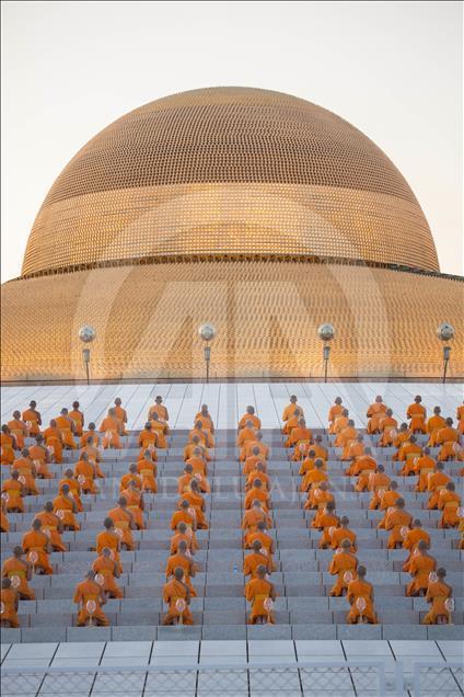 Festival budista Magha Puja en Tailandia 