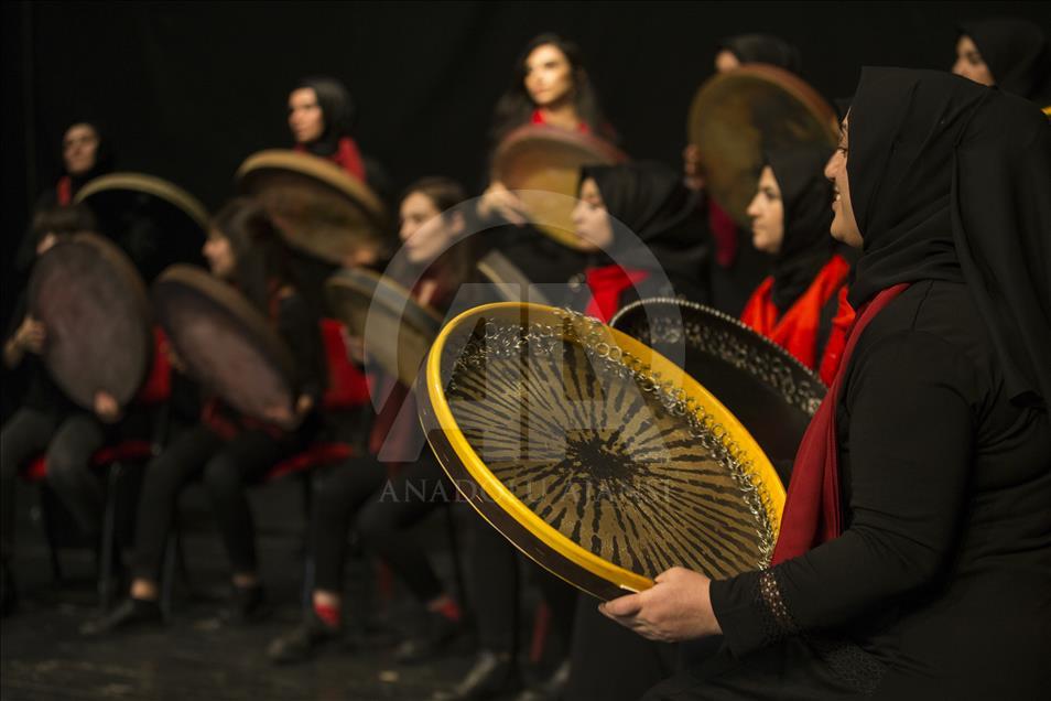 Frame drum music course in Turkey's Diyarbakir