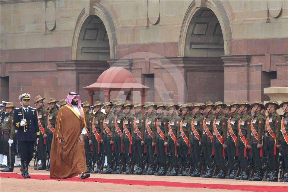 Príncipe heredero saudí de visita en India